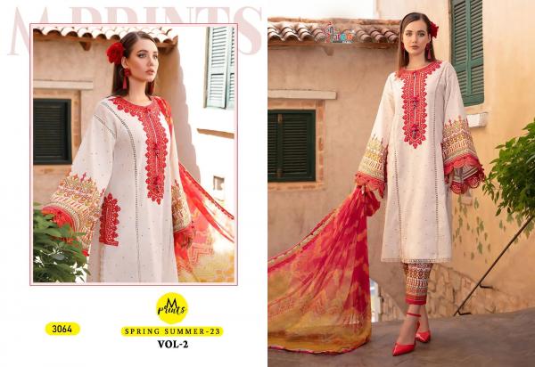 Shree M Prints Spring Summer 23 Vol 2 Chiffon Dupatta Pakistani Suits